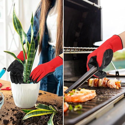 Sintuff 120 Pairs Gardening Gloves Bulk for Men Women Breathable Rubber Coated Gloves for Garden Yard