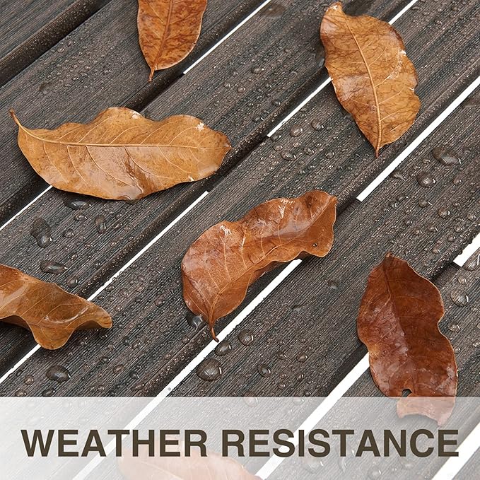 Folding Adirondack Chair, HDPE Adirondack Chairs, All-Weather Resistant Lawn Chairs,Patio Firepit Chairs for Garden- 15min Assembly 350 Lbs