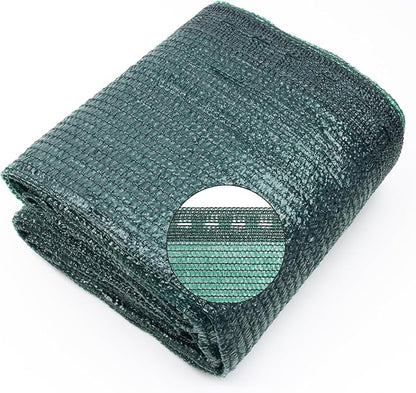 Cool Area 70% 8x12ft Sunblock Shade Cloth Cover Mesh UV Resistant Net for Garden Flower Plant Greenhouse, Dark Green