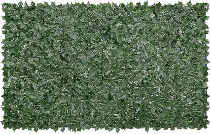 VEVOR Artificial Ivy Privacy Fence Screen, 59 x 118 in Faux Ivy Vine Leaf Hedges Fence, Greenery Privacy Fence with Mesh Cloth Backing, Green Wall Decoration for Outdoor Garden, Yard, Balcony