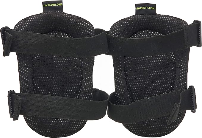 AWP Hard Shell Construction Knee Pads | All-Day Comfort Knee Pads with Molded Cap Design for Swiveling | One Size