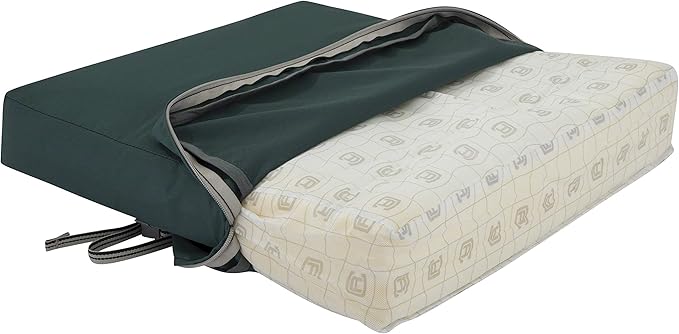 Classic Accessories Ravenna Water-Resistant Patio Chaise Cushion, 80 x 26 x 3 Inch, Mallard Green, Outdoor Seat Cushions