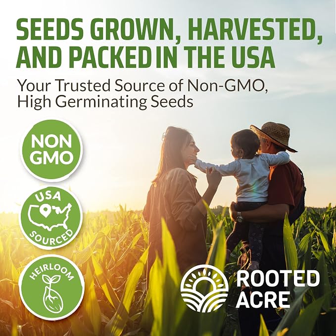 Rooted Acre 8 Varieties Hot Peppers – 240 Heirloom Seeds, High Germination – Includes Ghost Jalapeño, Serrano, California Wonder & More – Spicy Pepper Garden Mix