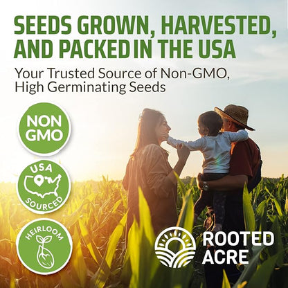 Rooted Acre 8 Varieties Hot Peppers – 240 Heirloom Seeds, High Germination – Includes Ghost Jalapeño, Serrano, California Wonder & More – Spicy Pepper Garden Mix