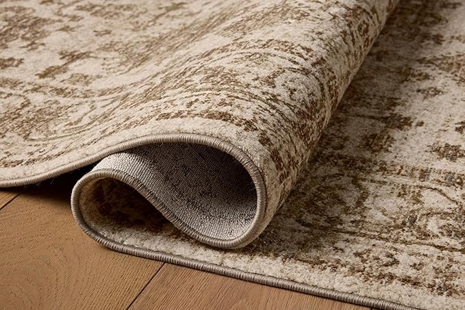 Loloi Haywood Collection HYD-04 Ivory/Taupe 2'-7" x 8'-0" Runner Rug