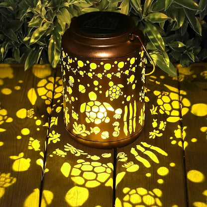 Turtle Solar Lantern Outdoor Turtle Decor Garden Decor Waterproof Light Hanging Solar Lights Yard Decor, Christmas Gifts, Gifts for Women, Gifts for Mom, Gifts for Grandma