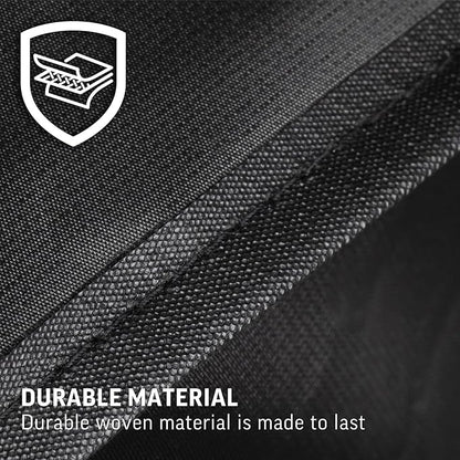 Char-Griller® Grand Champ™ Grill Cover, Shields and Protects from Moisture, Wind, Sand, Birds and Dirt, PVC and Polyester Blend, Black, Designed to Fit Model # 8250.