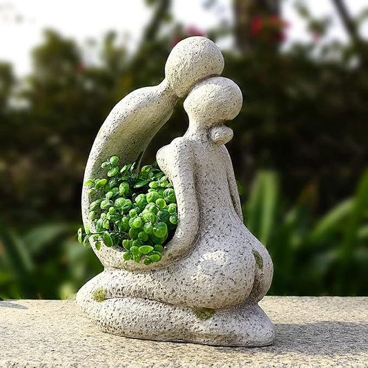 Unique Planters for Indoor Outdoor Plants Head Face Planter Pot Large Succulent Planters Flower Vase with Drainage Hole Around You