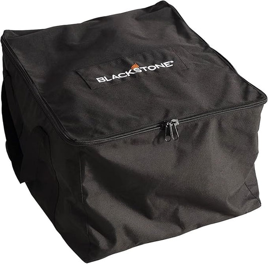 Blackstone Tabletop Griddle w/Hood Carry Bag, 5510, Portable BBQ Grill Griddle Carry Bag for Travel - 600D Heavy Duty Weather-Resistant Cover Accessories, Black, 22 inch