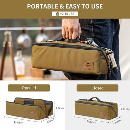 Naturehike Folding Tool Bag, Multifunctional Tool Storage Bag, Zippered Duffel Bag, Water Repellent Origanizer