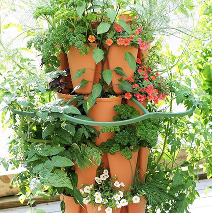 Greenstalk Set of 3 Plant Supports for Growing Tomatoes, Cucumbers, Peppers, Eggplant, and Squash Vertically in a Vertical Planter