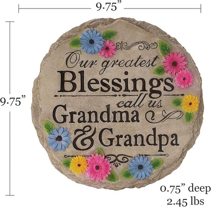 Spoontiques - Garden Décor - Greatest Blessing Stepping Stone - Decorative Stone for Garden