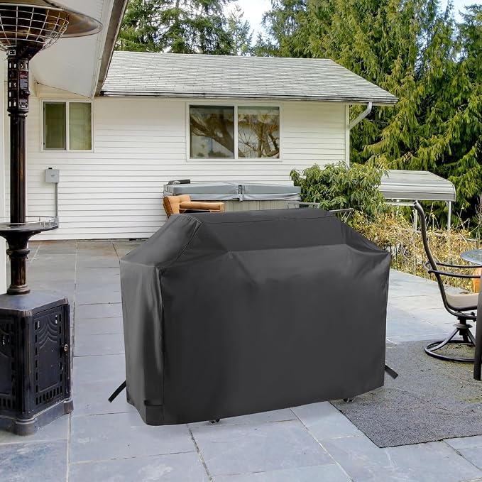 Grill Cover for Monument Grills Mesa 400M and Mesa 300, 53 Inch for 35000, 36000, Heavy Duty & Waterproof, Outdoor Barbecue Cover