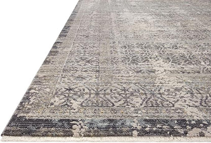 Loloi Amber Lewis Alie Collection ALE-04 Sky/Stone 9'-6'' x 13'-1'', .13'' Pile Height, Area Rug
