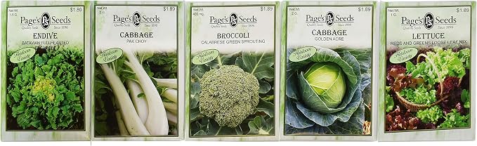 Premium 30 Variety Vegetable Seeds! All Seeds are Heirloom, 100% Non-GMO!