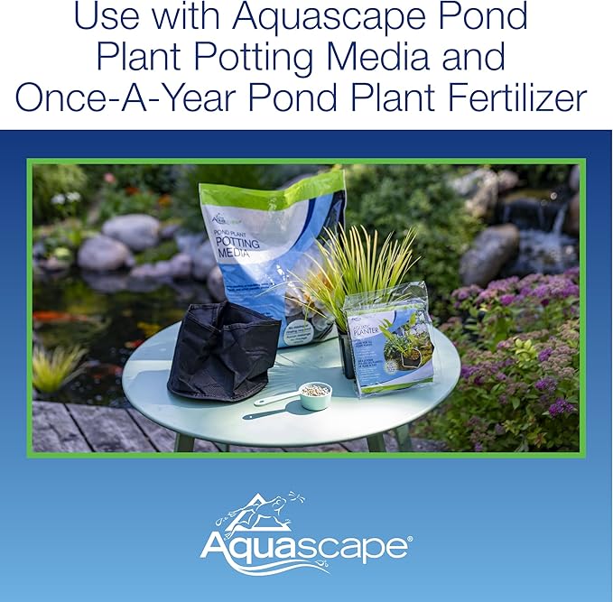 Aquascape 98502 Plant Pot 8" Round x 6" Deep Fabric (2 Pack) for Pond Water Feature and Garden