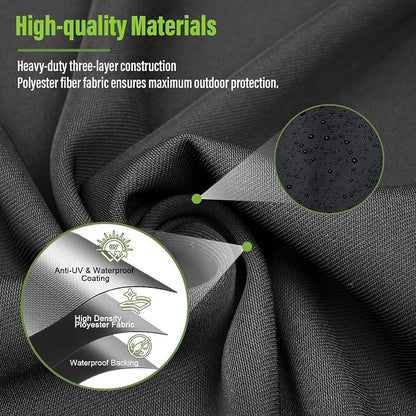 Grill Covers Heavy Duty 58inch,420D Grill Cover Waterproof for Outdoor Grills,BBQ Covers for Outside,Gas Grill Cover,UV & Fade Resistant with Adjustable Straps, Barbeque Accessories for Blackstone
