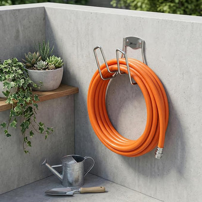 JBscoop Garden Hose Holder - 2 Sets Wall Mount for Water Hose and Extension Cords
