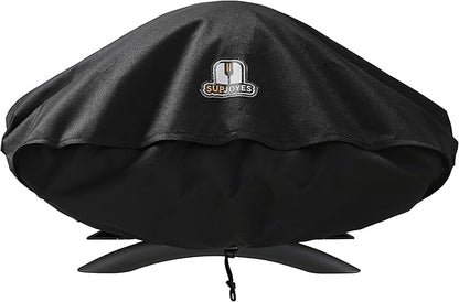 Grill Cover for Weber Q Series Grills, Portable BBQ Cover for Weber Q2000 and Q200 (Not Fit for Q2200)
