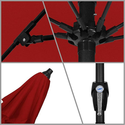 California Umbrella 9' Rd Sunbrella Aluminum Patio Umbrella