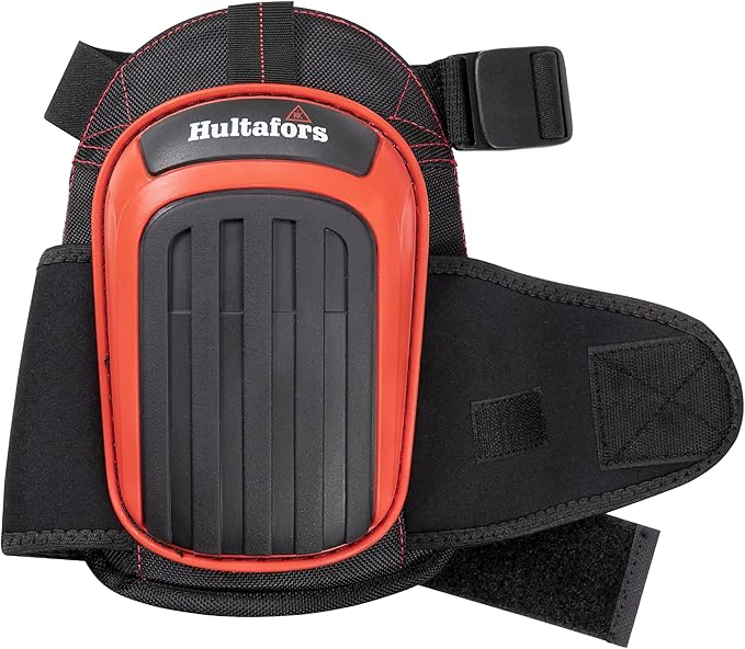 Hultafors Work Gear HT5204 Professional Gel Kneepads for Work with Thick Layered Gel Cushion, High Densisty Closed-Cell Foam and Neoprene Padding, Non-Skid, Neoprene Strap
