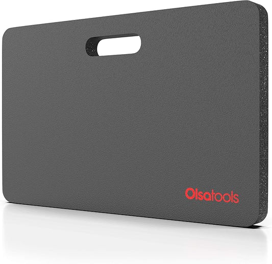 Olsa Tools Mechanics Kneeling Pad - Protection Knee Pads - Kneeling Work Mat - Under Car Mat - Creeper Pad - Work Pad - Foam Pad - 18" x 11" x 1" - Part 1182