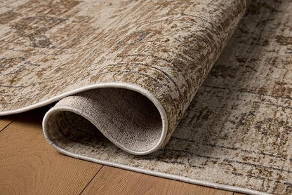 Loloi Haywood Collection HYD-03 Natural/Bark 2'-7" x 8'-0" Runner Rug