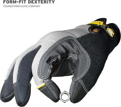 Youngstown Glove Cut Resistant General Utility Synthetic Work Gloves For Men - Kevlar Lined - Gray, X-Large