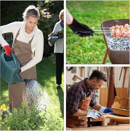 90 Pairs Gardening Gloves Bulk for Men Women Breathable Rubber Coated Safety Garden Work Gloves 9.1 Inch Working Gloves for Gardening