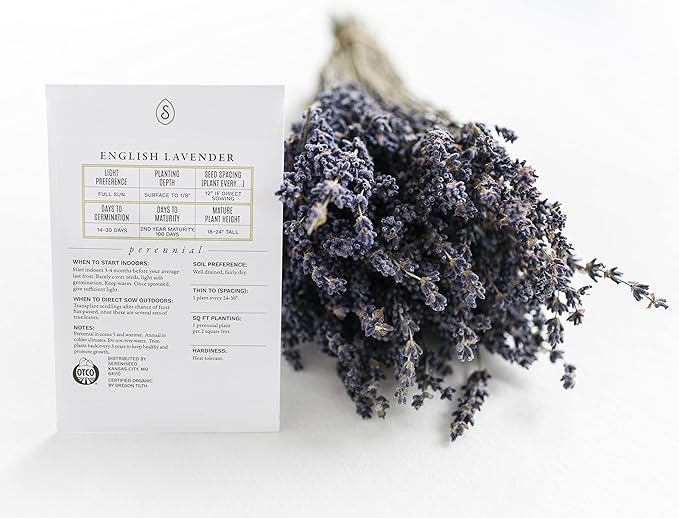 Sereniseed Certified Organic Herbal Tea Seed Collection (10-Pack) – 100% Non GMO, Open Pollinated – Grow Guide