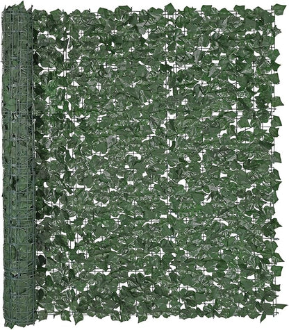 VEVOR Artificial Ivy Privacy Fence Screen, 59 x 98 in Faux Ivy Vine Leaf Hedges Fence, Greenery Privacy Fence with Strengthened Joint, Green Wall Decoration for Outdoor Garden, Yard, Balcony