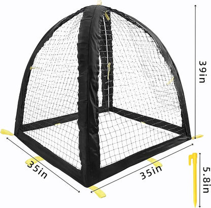 Large Pest Guard Cover-35 x35 x 39 Inch Pest Guard Tent with Stakes-Garden Plants Cloche Tent for Protect Plants Vegetables Fruits Shrubs from Squirrel Bird Eating (L)