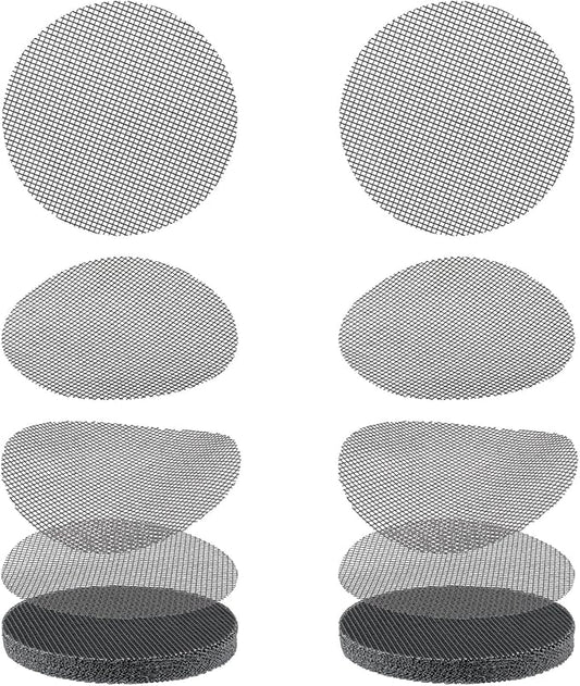 Bonsai Mesh for Plant Pot Drainage Screen 3 Inch, 50 Pcs Plastic Round Flower Pot Hole Mesh Screen Cover Pad, Planter Bottom Drainage Inserts Grid Mat for Potted Succulent