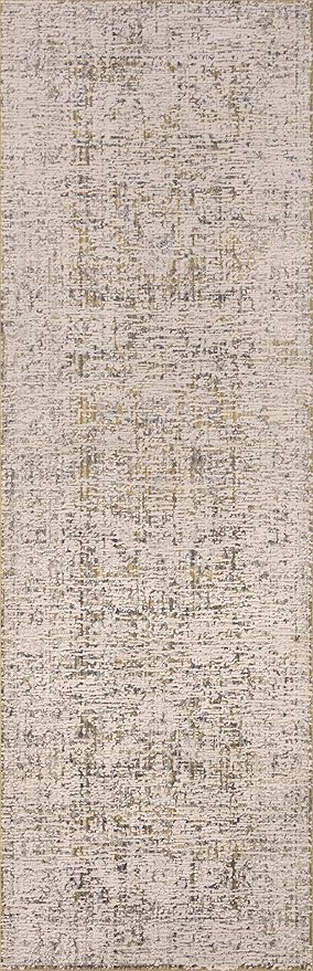 Loloi Amber Lewis Alie Collection ALE-05 Gold/Beige 2'-7'' x 10'-0'', .13'' Pile Height, Runner Rug