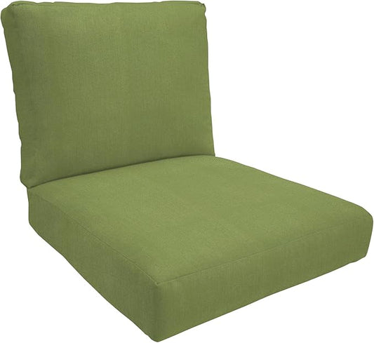 Eddie Bauer Home Deep Seating Outdoor Lounge Cushion, Knife Edge, 24" X 26" X 5", Spectrum Cilantro
