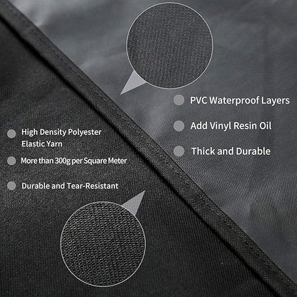 BBQ Grill Cover for Weber Performer Deluxe Charcoal: Heavy Duty Waterproof 22 Inch BBQ Cover for Weber Performer Charcoal Grills