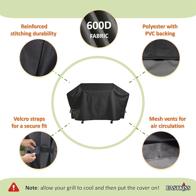Grill Cover for Blackstone Culinary 36 in Cabinet Griddle,Weber Slate 30" 3-Burner Outdoor Griddle - Heavy Duty Waterproof Fade Resistant Grill Cover for Weber Slate 30 Accessories