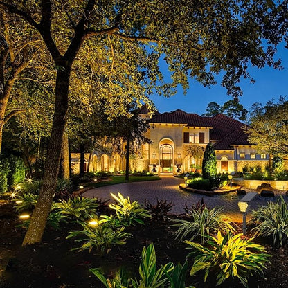 T-SUN Solar Lights Outdoor Waterproof IP65, 6Pack LED Solar Spot Lights Color Changing IP65 Waterproof Smart Auto On/Off for Outside Landscape Garden Yard Lawn Pathway Patio Driveway