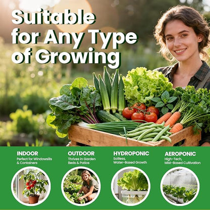 35 Heirloom Seeds Variety Pack - 21000+ Seeds for Planting Vegetables and Fruits, Home Garden Seeds for Hydroponic, Indoor and Outdoor, Unique Garden Starter Set Gift for Mother, Women...