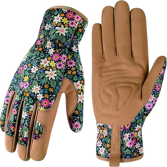 fauson Gardening Gloves - Gardening Gloves for Women Firm Grip Breathable Garden Gloves Thorn Proof for Digging, Planting