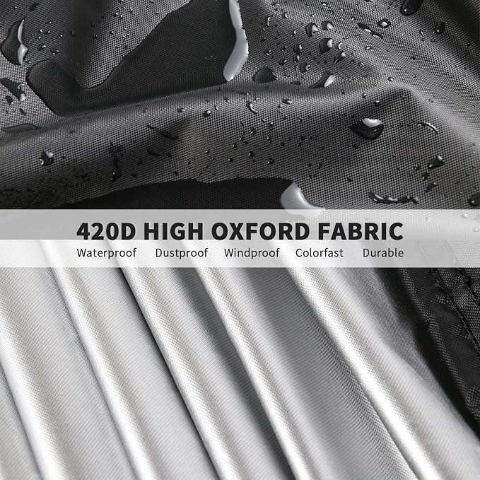 Outdoor Prep Table Cover 30 Inch,Waterproof Fadeproof UV Resistant Patio Stainless Steel Metal BBQ Table Cover All Season Protection for Outdoor Table - 30 x 24 x 35 Inch