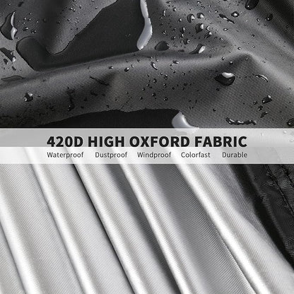 Outdoor Prep Table Cover 60 Inch,Waterproof Fadeproof UV Resistant Patio Stainless Steel Metal BBQ Table Cover All Season Protection for Outdoor Table - 60 x 24 x 35 Inch