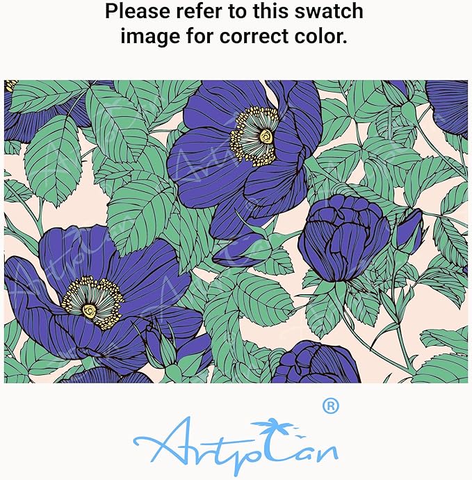 ARTPLAN Outdoor Chasie Lounge Tufted Thick Cushion with Ties,Replacement Wicker Chair Cushion for Paito Fruniture,72x22x4inches,All Weather,Floral