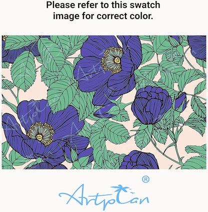 ARTPLAN Outdoor Chasie Lounge Tufted Thick Cushion with Ties,Replacement Wicker Chair Cushion for Paito Fruniture,72x22x4inches,All Weather,Floral