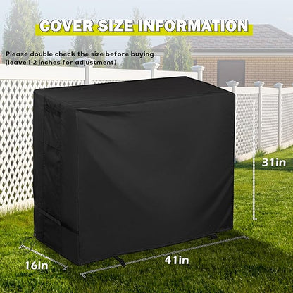 Grill Cover for KingChii 2-Burner 19" Outdoor Flat Top Propane Griddle, Griddle Cover for SKOK Portable 2-Burner Propane Flat-Top Gas Grill
