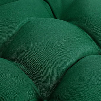 ARTPLAN Outdoor Chair Cushions,Set of 4,19"x19"x4" Patio Seat Pad Cushions with Ties,Wicker Tufed Outdoor Cushions for Patio Furniture,Invisible Green
