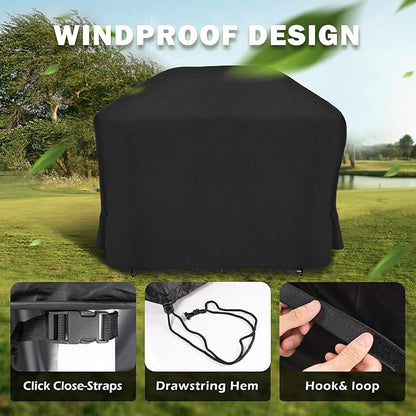 Grill Cover for Electactic 3-Burner Propane Gas Grill with Side Burner, Griddle Cover for Electactic G31PRO 48in Outdoor BBQ Grill