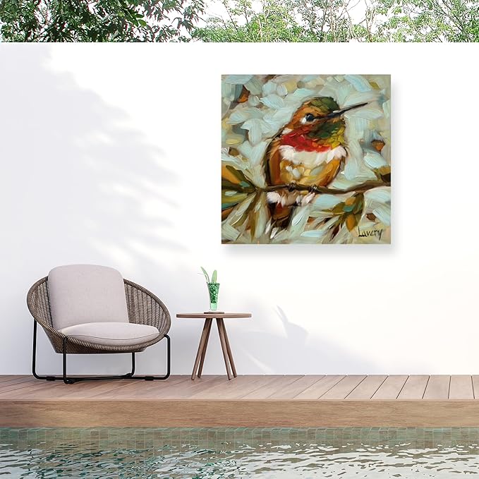 Outdoor Canvas Art - Andrea Lavery 'Take a Rest' Wall Art for Outdoor Spaces, Patios, or Gardens by Trademark Fine Art