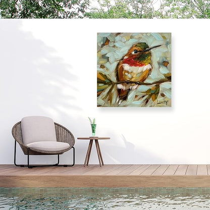 Outdoor Canvas Art - Andrea Lavery 'Take a Rest' Wall Art for Outdoor Spaces, Patios, or Gardens by Trademark Fine Art