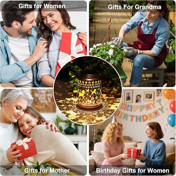 Horse Solar Lantern Outdoor Horse Decor Garden Decor Waterproof Light Hanging Solar Lights Yard Decor, Christmas Gifts, Gifts for Women, Gifts for Mom, Gifts for Grandma, Horse Gifts